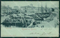 Livorno Città Porto Vecchio Navi PIEGHINA cartolina WX1487 – fronte