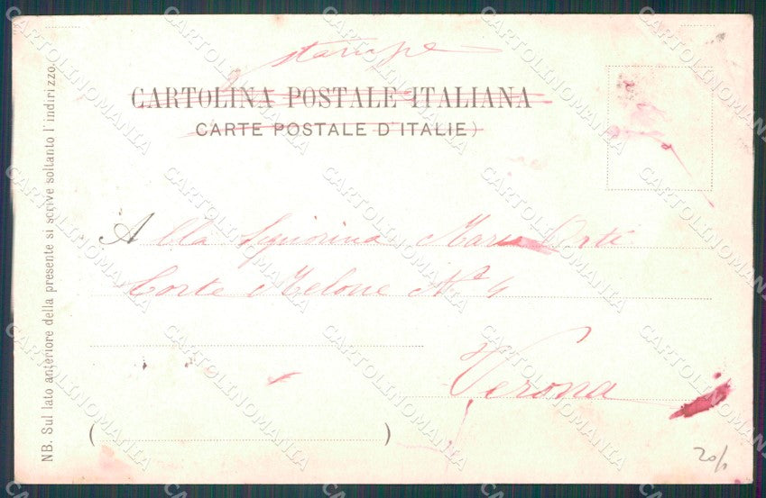 Livorno Città Viale Regina Margherita SCOLLATA cartolina WX1489 – retro