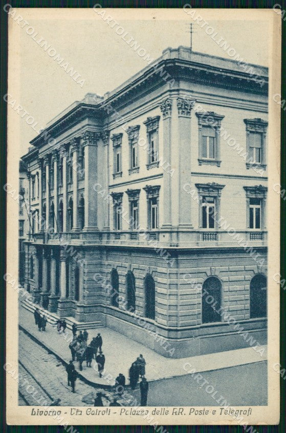 Livorno Città Poste cartolina WX1491 – fronte