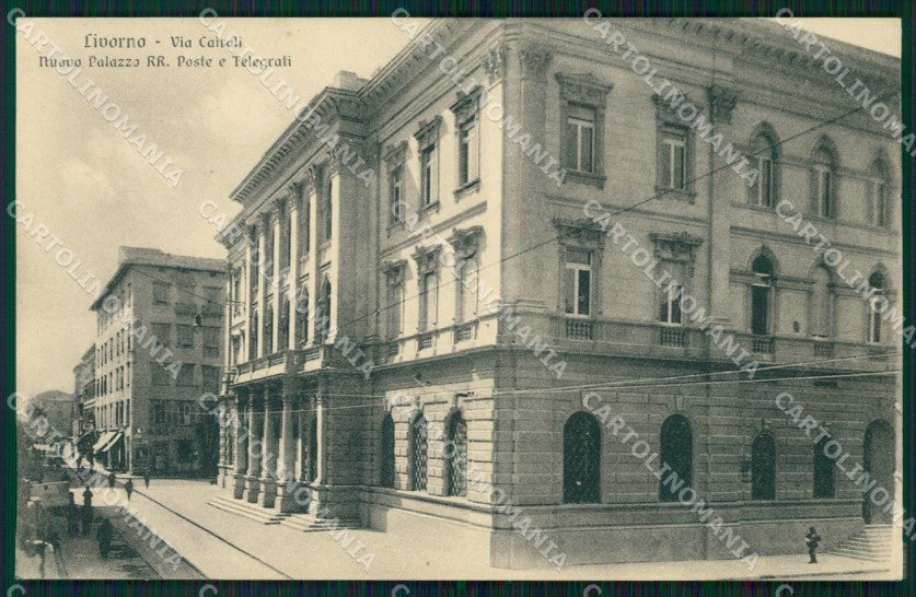 Livorno Città Poste cartolina WX1494 – fronte