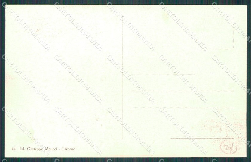 Livorno Città Poste cartolina WX1494 – retro