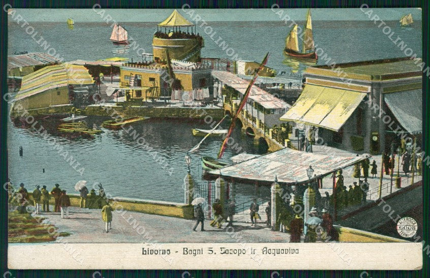 Livorno Città Acquaviva Alterocca 6008 cartolina WX1497 – fronte