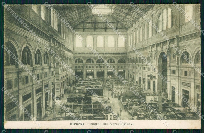 Livorno Città Mercato Nuovo cartolina WX1523 – fronte