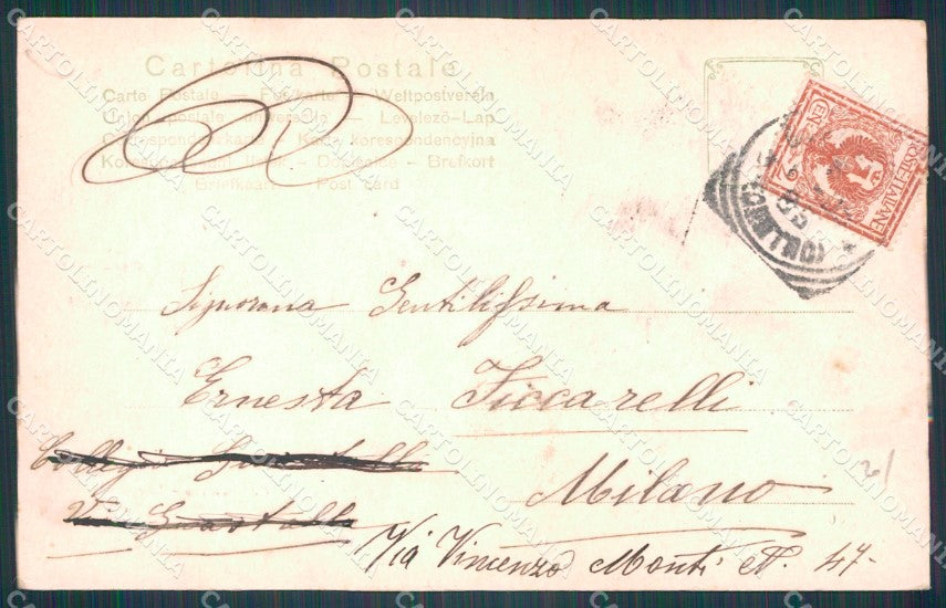Livorno Città Vecchio Porto Mediceo cartolina WX1540 – retro