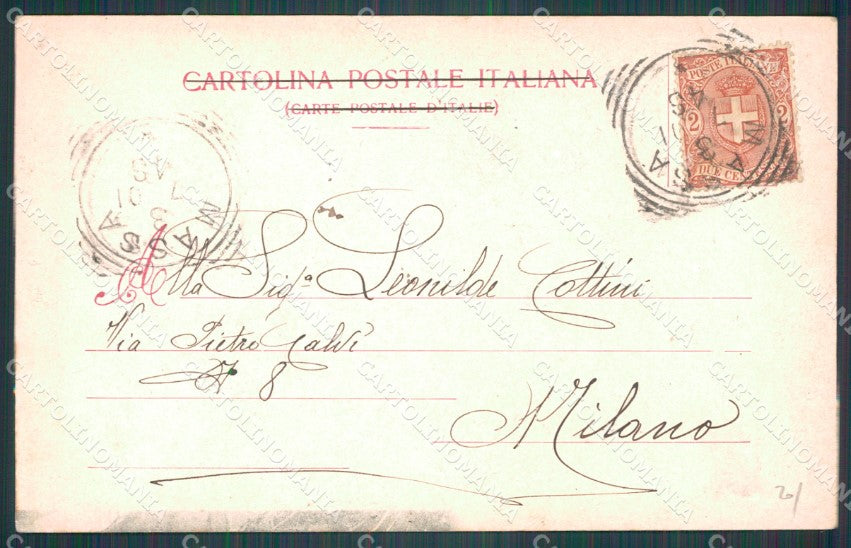 Livorno Città Darsena Navi cartolina WX1543 – retro