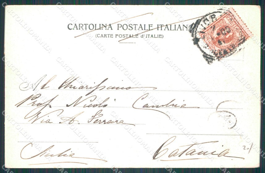 Livorno Ardenza Carrozza cartolina WX1552 – retro