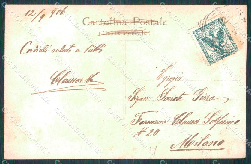 Livorno Città Ponte Girevole cartolina WX1555 – retro