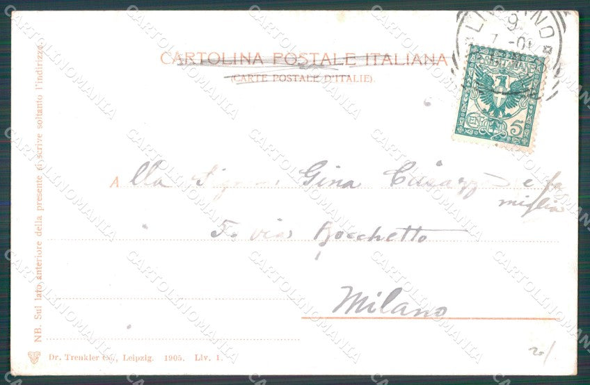 Livorno Città Stabilimento Acque della Salute cartolina WX1558 – retro