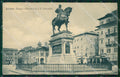 Livorno Città Piazza Vittorio Emanuele Tram PIEGHINA cartolina WX1565 – fronte