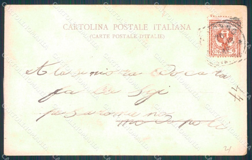 Livorno Città Cattedrale Carrozza STRAPPINO cartolina WX1573 – retro