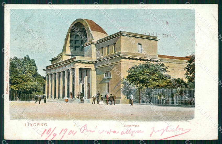 Livorno Città Cisternone cartolina WX1592 – fronte