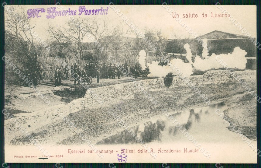 Livorno Città Militari Accademia Navale cartolina WX1594 – fronte