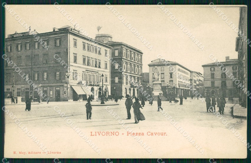 Livorno Città Piazza Cavour cartolina WX1596 – fronte