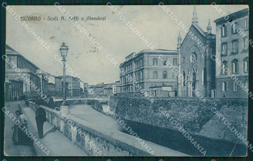 Livorno Città FORI PIEGA cartolina WX1599 – fronte