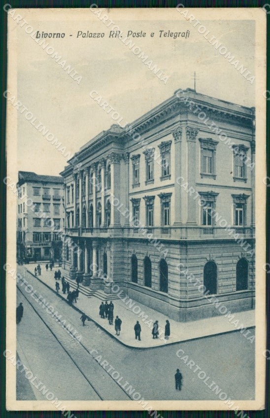 Livorno Città Poste STRAPPINO PIEGHE cartolina WX1604 – fronte