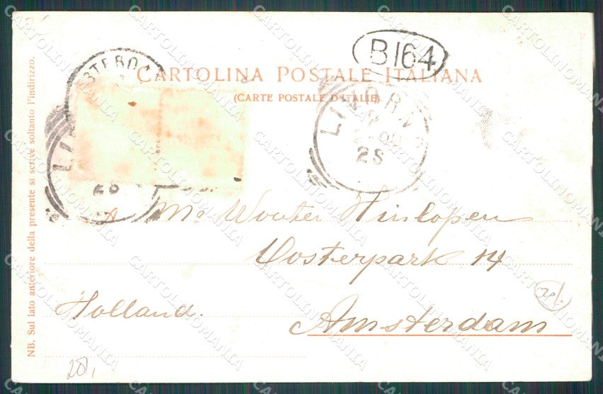 Livorno Città cartolina WX1605 – retro