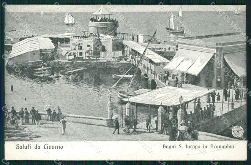 Livorno Città Acquaviva Alterocca 6008 cartolina WX1610 – fronte