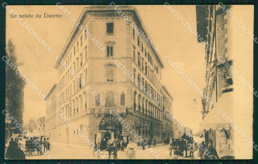 Livorno Città Carrozze cartolina WX1613 – fronte