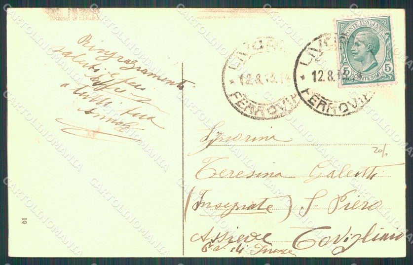 Livorno Città Carrozze cartolina WX1613 – retro