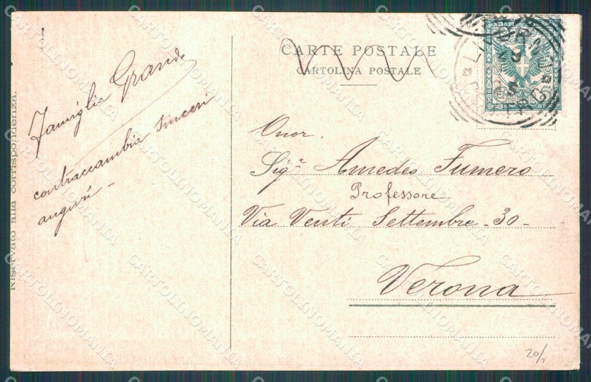 Livorno Città Viale Regina Margherita cartolina WX1616 – retro
