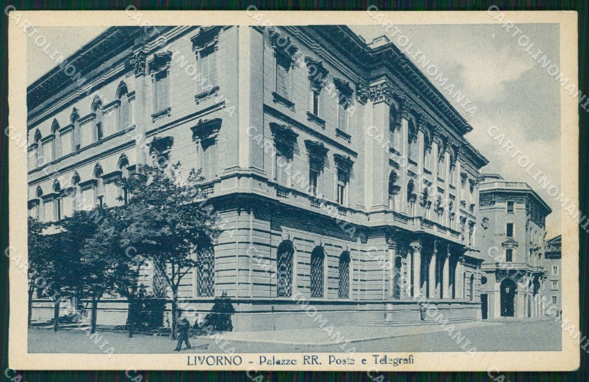 Livorno Città Poste cartolina WX1640 – fronte