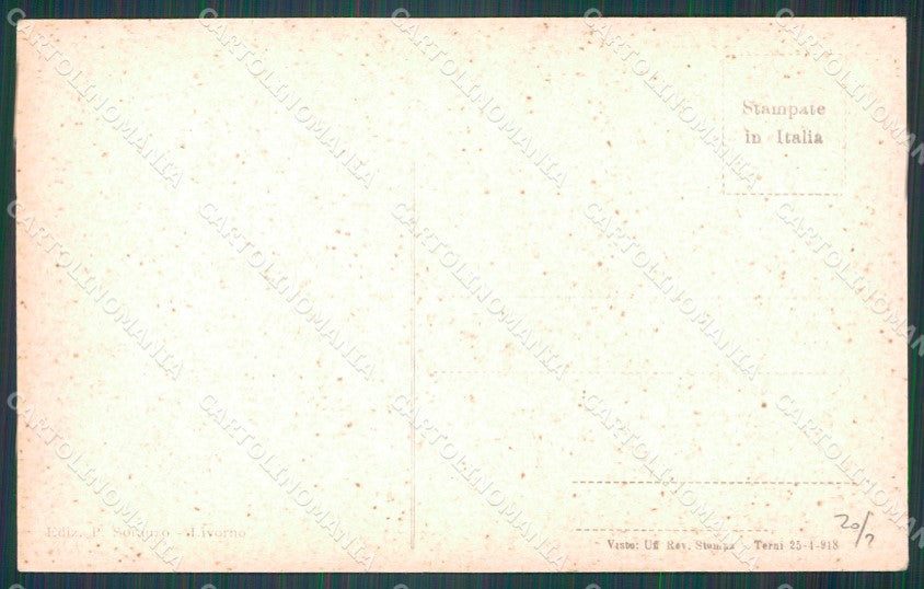 Livorno Città Corso Vittoro Emanuele II Alterocca 7975 cartolina WX1645 – retro
