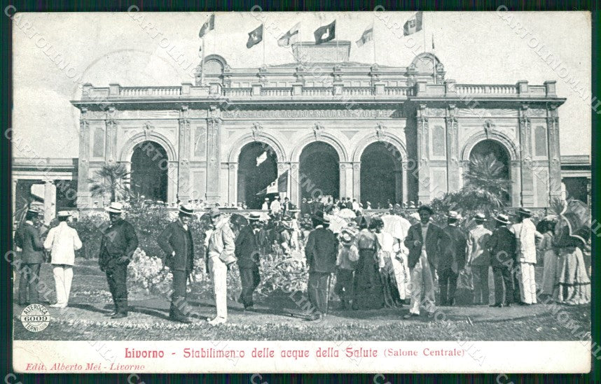 Livorno Città Stabilimento Acque della Salute Alterocca 6009 cartolina WX1655 – fronte