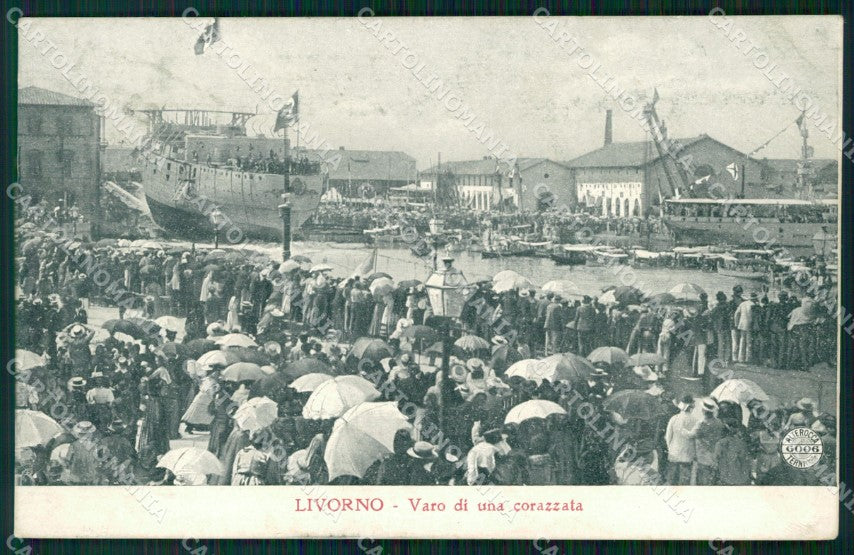 Livorno Città Varo Corazzata Alterocca 6006 cartolina WX1656 – fronte
