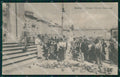 Livorno Città Piazza Vittorio Emanuele Piccioni PIEGA cartolina WX1662 – fronte