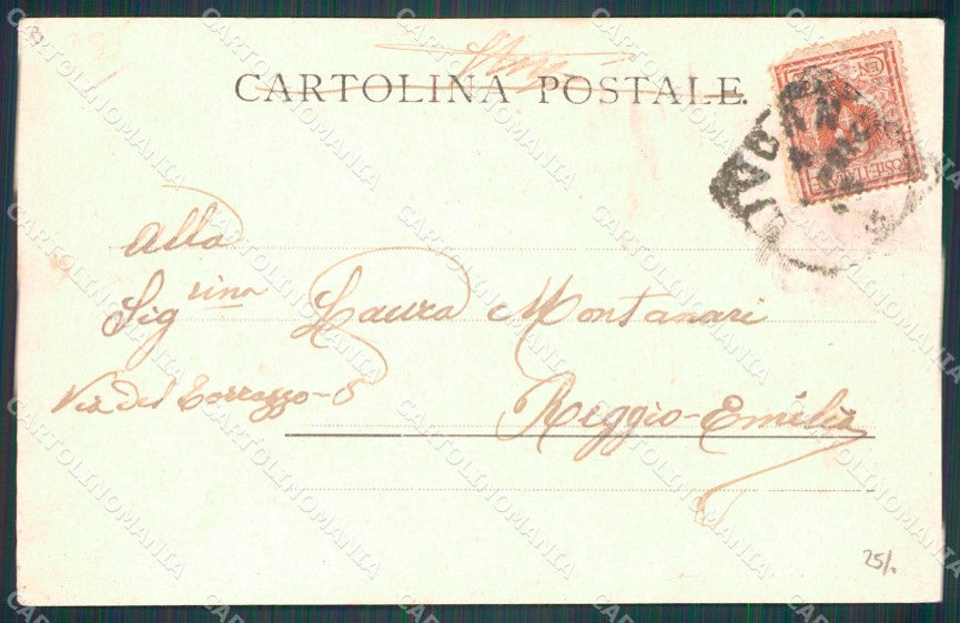 Livorno Città Ponte Nuovo Carretti cartolina WX1666 – retro