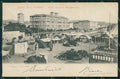 Livorno Città Viale Regina Margherita PIEGHINA cartolina WX1670 – fronte