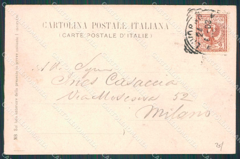 Livorno Città Porto Navi cartolina WX1673 – retro