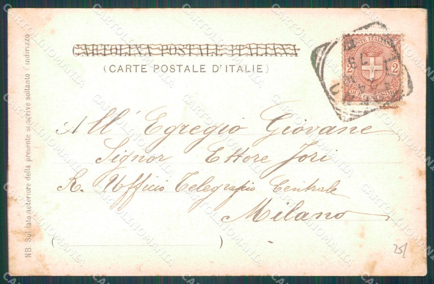 Livorno Città Piazza Guerrazzi cartolina WX1676 – retro