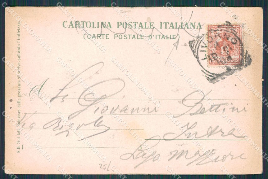 Livorno Città Acquaviva ABRASA STRAPPINI cartolina WX1682 – retro