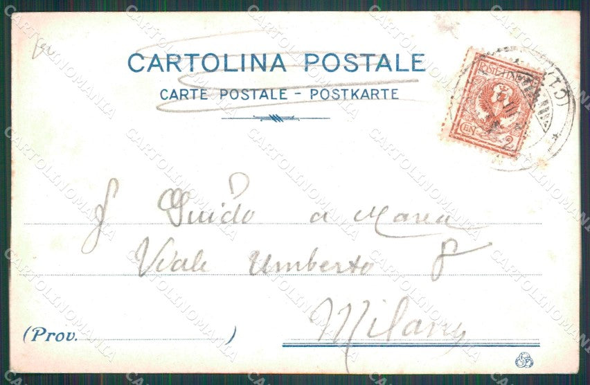 Livorno Città Piazza Mazzini cartolina WX1694 – retro