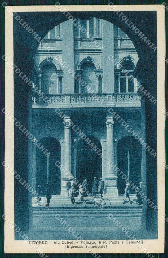 Livorno Città Poste cartolina WX1699 – fronte