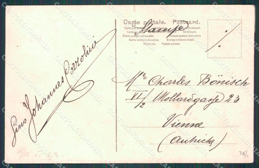 Livorno Città Viale Regina Margherita STRAPPINO cartolina WX1705 – retro