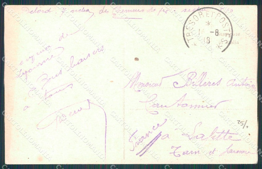 Livorno Città Varo Corazzata Alterocca 6006 MACCHIA cartolina WX1709 – retro