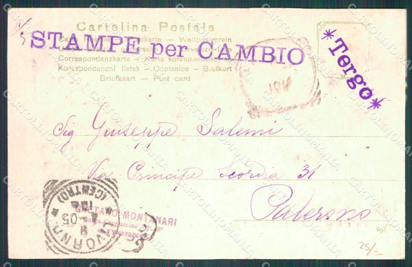 Livorno Città Ponte Nuovo Tram cartolina WX1710 – retro