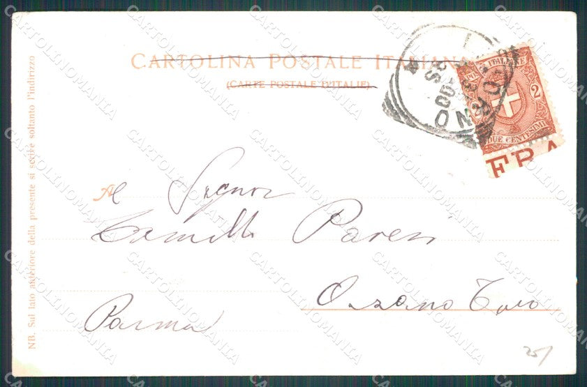 Livorno Città Viale Regina Margherita cartolina WX1723 – retro
