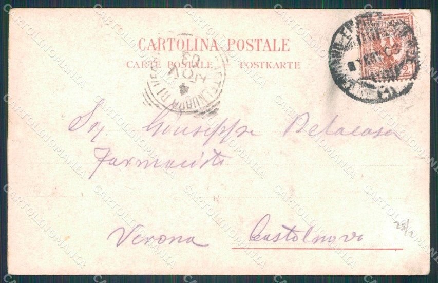 Livorno Città Ponte Carretti PIEGA cartolina WX1731 – retro
