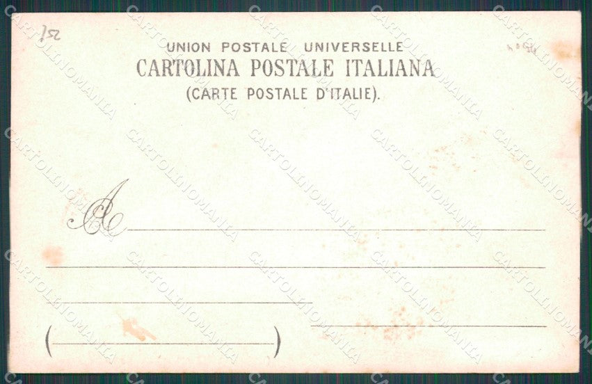 Livorno Città Bianchi Fucilieri della Regina Militari Foto cartolina WX1734 – retro