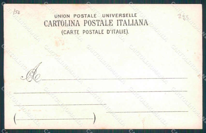 Livorno Città Bianchi Fucilieri della Regina Militari Foto cartolina WX1736 – retro
