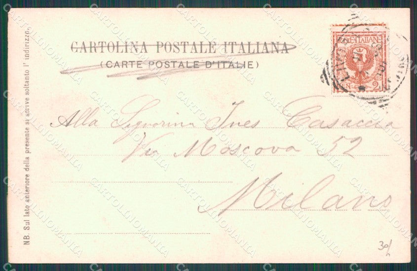 Livorno Città Piazza Vittorio Emanuele Tram cartolina WX1747 – retro