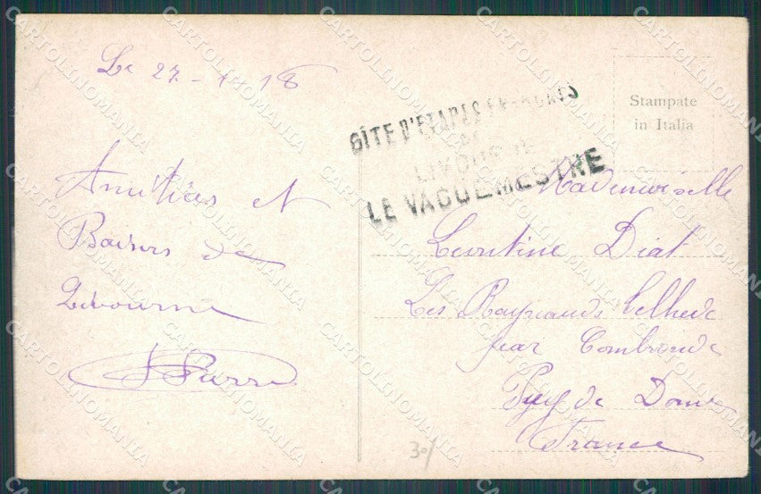 Livorno Città Acque della Salute Alterocca 6009 PIEGA cartolina WX1772 – retro