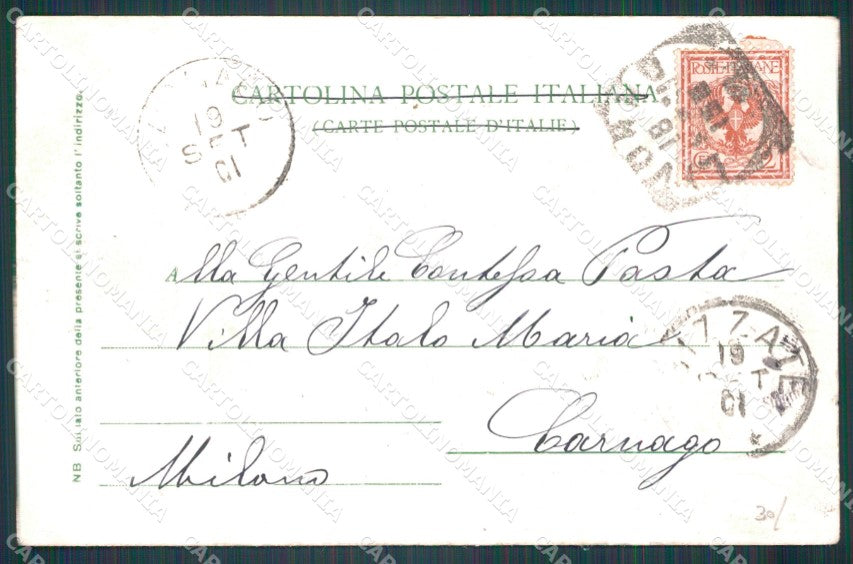 Livorno Città Viale Principe di Napoli Tram PIEGA cartolina WX1776 – retro