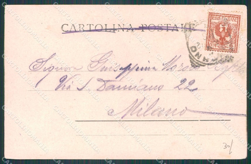 Livorno Antignano Barche cartolina WX1782 – retro
