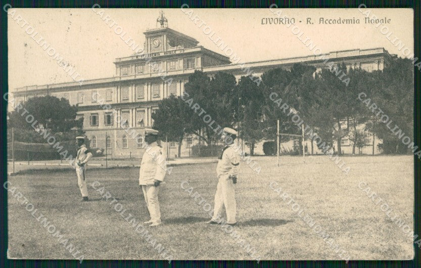 Livorno Città Accademia Navale Militari cartolina WX1795 – fronte