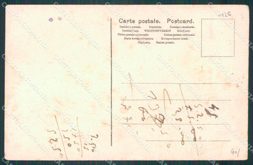 Livorno Città Piazza Vittorio Emanuele Militari FORO cartolina WX1806 – retro