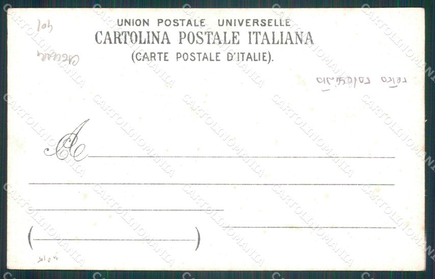 Cagliari Città Militari Fanteria Foto cartolina WX1808 – retro